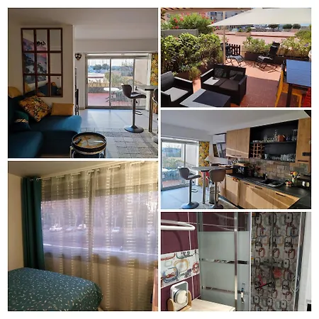Magnifique 6 Pers Climatise Grande Terrasse Vue Port * آجد