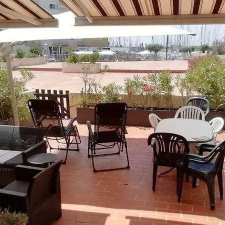 Magnifique 6 Pers Climatise Grande Terrasse Vue Port Lägenhet
